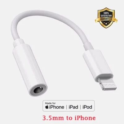For iPhone Headphone Jack Adapter iOS to 3.5mm Aux Cable Earphone Cord Converter - Image 1 of 4