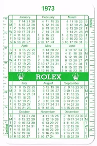 Rolex 1973 1974 calendario verde día-fecha 1803 Datejust 1625 día Thunderbird/ - Imagen 1 de 2