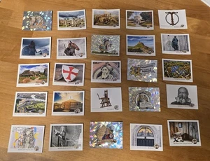 Sammelsticker Globus Eine Reise Durch Die Zeitgeschichte 25 Stück Aufkleber - Bild 1 von 2