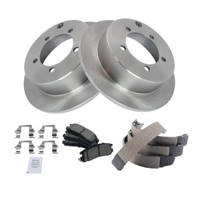 TRQ BKA28376 Disc Brake Kit For Mitsubishi Eclipse 1995-2005 Rear MB407659 - Image 1 of 4