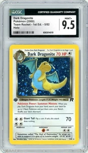 Pokemon Dark Dragonite #5 Team Rocket 1st Edition CGC 9.5 Mint+ - Picture 1 of 2