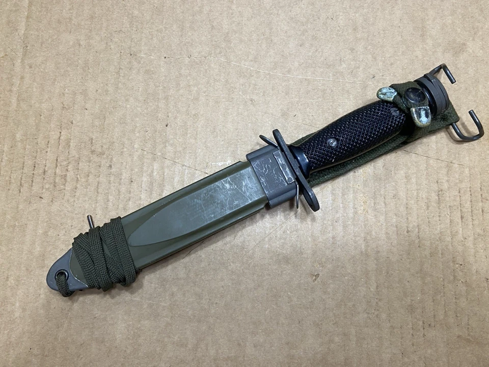 WW2 US M3 CAMILLUS cuchillo de lucha conversión con vaina PWH USGI VER DETALLES Foto 1 de 4