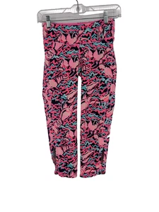 Leggings de tiro alto Lilly Pulitzer Luxletic Weekender talla XS rosa Tiki - Imagen 1 de 10