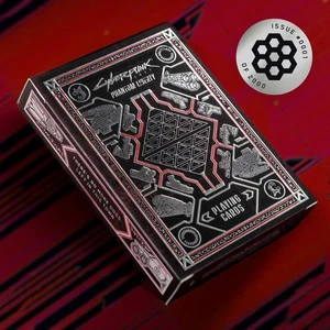 Official Cyberpunk Phantom Liberty Playing Cards by Dyenamik, Luxury Collectible - Foto 1 di 6