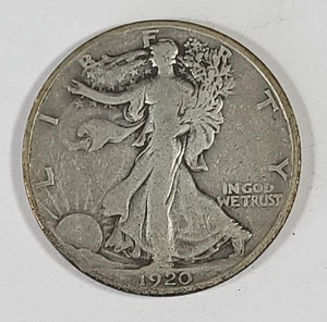 Liberty Walking Half Dollar - F- 1920 - Bild 1 von 2