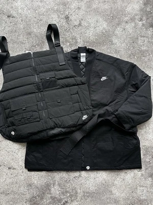 NWT Nike x Peaceminusone G-Dragon 2+1 Vest Kimono Jacket Black Size XXL - Image 1 of 4