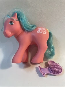 Vntg 1980's MLP My Little Pony G1 Happy Tails Tossels w/Brush Hasbro Tail Works - Picture 1 of 7