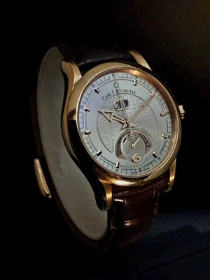 Carl F. Bucherer Manero Big Date Reserva de marcha 10905.03 Grado retro Foto 1 de 4