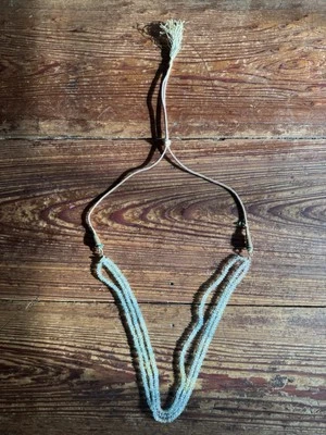 Ожерелье из трех нитей граненых бусин аквамарин, цитрин и кварц 41 дюйм - 280 карат - Изображение 1 из 4