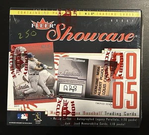 2005 Fleer Showcase Baseball Hobby Box Sealed *RARE* - Possible 1/1 Masterpiece - Picture 1 of 6