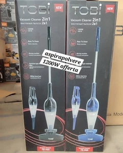 Aspirapolvere 2 in 1 TOBI 1200W Verticale Potente, Leggero e Versatile - Nuovo! - Foto 1 di 4