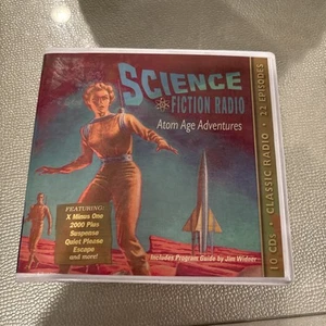Science Fiction Radio Atom Age Adventures classic Radio 22 Episodes USA 10CD's - Picture 1 of 3