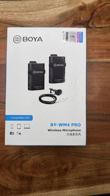 博雅数字无线麦克风发射器接收器双通道BY-WM4 PRO — 第 1/2 张图片