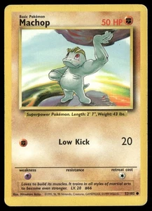 Base Set #052/102 Machop - Picture 1 of 2