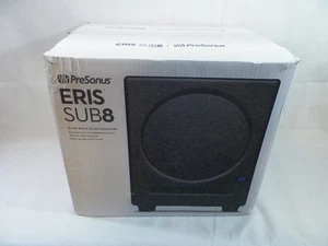 PreSonus Eris Sub8 100W Compact Powered Studio Subwoofer - Black - Picture 1 of 6