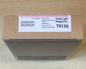 ORIGINALE EPSON T9136 Vivid Light cartuccia magenta inchiostro ORIGINALE C13T91360N (2028) - Foto 1 di 2