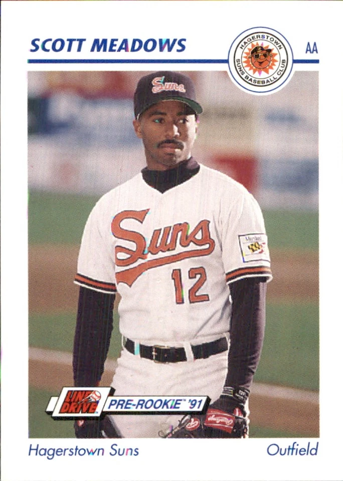 Scott Meadows 1991 Line Drive AA #239 RC Hagerstown Suns AutographDen - Image 1 of 2