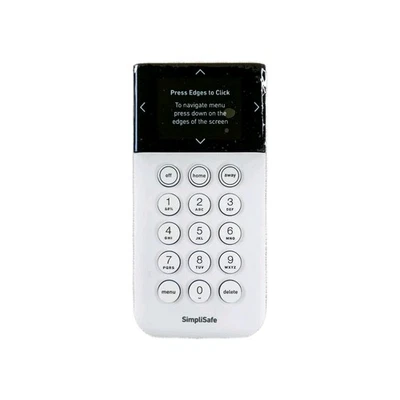 SimpliSafe Home Security System Wireless Keypad Remote Only SSKP3 White  - Image 1 of 4