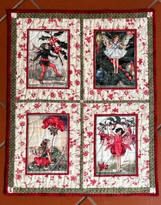 Quilt Patchwork Wandbehang Tischdecke Weihnachten Advent Handarbeit - Bild 1 von 4