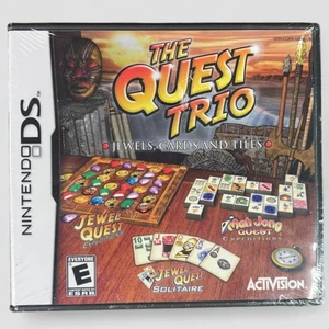 The Quest Trio: Jewels, Cards, and Tiles de Activision (Nintendo DS, 2008) Nuevo - Imagen 1 de 8