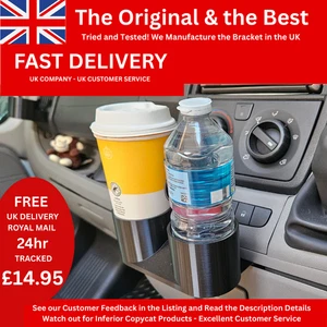 Peugeot Boxer Citroen Relay Fiat Ducato 07-24 Double Cup Drink Holder Motorhome - Picture 1 of 8