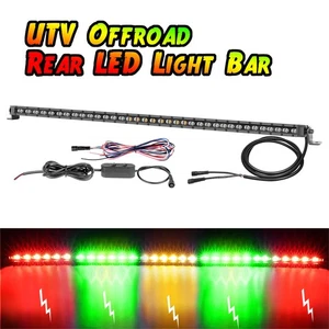 For Can-Am Maverick X3 Roof 37" Rear Chasing LED Light Bar Turn Signal Wire Kit - Picture 1 of 14