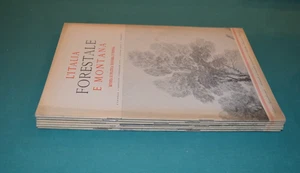 Rivista bimestrale L'ITALIA FORESTALE E MONTANA 1/6 Firenze Anno 1971 COMPLETA - Picture 1 of 4