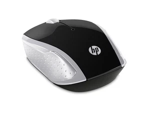 HP 200 Silver 2.4 GHz USB Wireless Mouse with Red LED 1000 DPI Optical Sensor, U - Picture 1 of 4