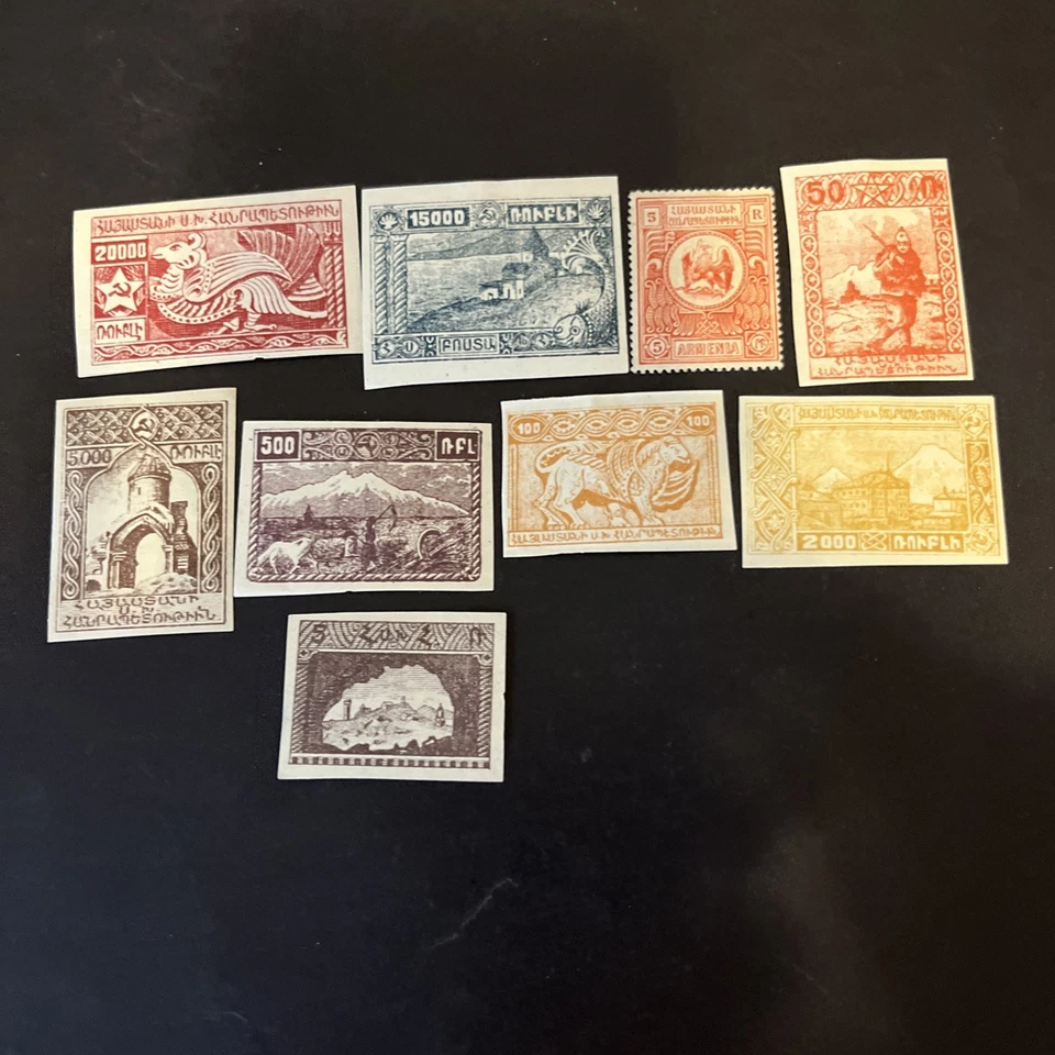 9 Old Armenia MH Stamps- Lot A-81193 - Image 1 of 1