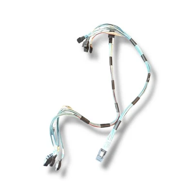 Supermicro CBL-0097L-02 50cm Mini-SAS SFF-8087 to 4x SATA Sideband Breakout - Bild 1 von 3