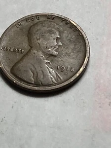 1918-D Lincoln Wheat Cent in Average Circulated Condition  Lot E12 - Picture 1 of 12