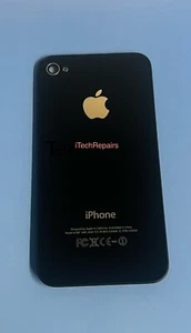 Apple iPhone 4S Back Glass Cover Genuine Original Assembly A+ OEM + Camera Lens! - Picture 1 of 5