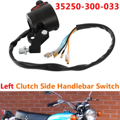 35250-300-033 Left Clutch Side Handlebar Switch For Honda CB175/ 200/ 500/750 CL - Image 1 of 4
