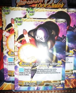 DRAGON BALL SUPER JIREN LE GUERRIER ULTIME TB1-074 C PLAYSET (LOT DE 3) FR NEUF - Picture 1 of 2