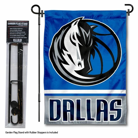 Dallas Mavericks Garden Flag and Yard Stand Included Cover