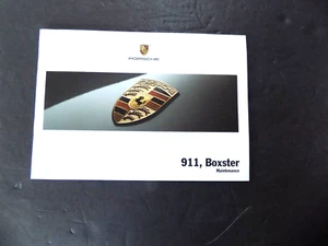 2005 Porsche 911 carrera Owners Maintenance schedule Service book Boxster origin - Picture 1 of 9