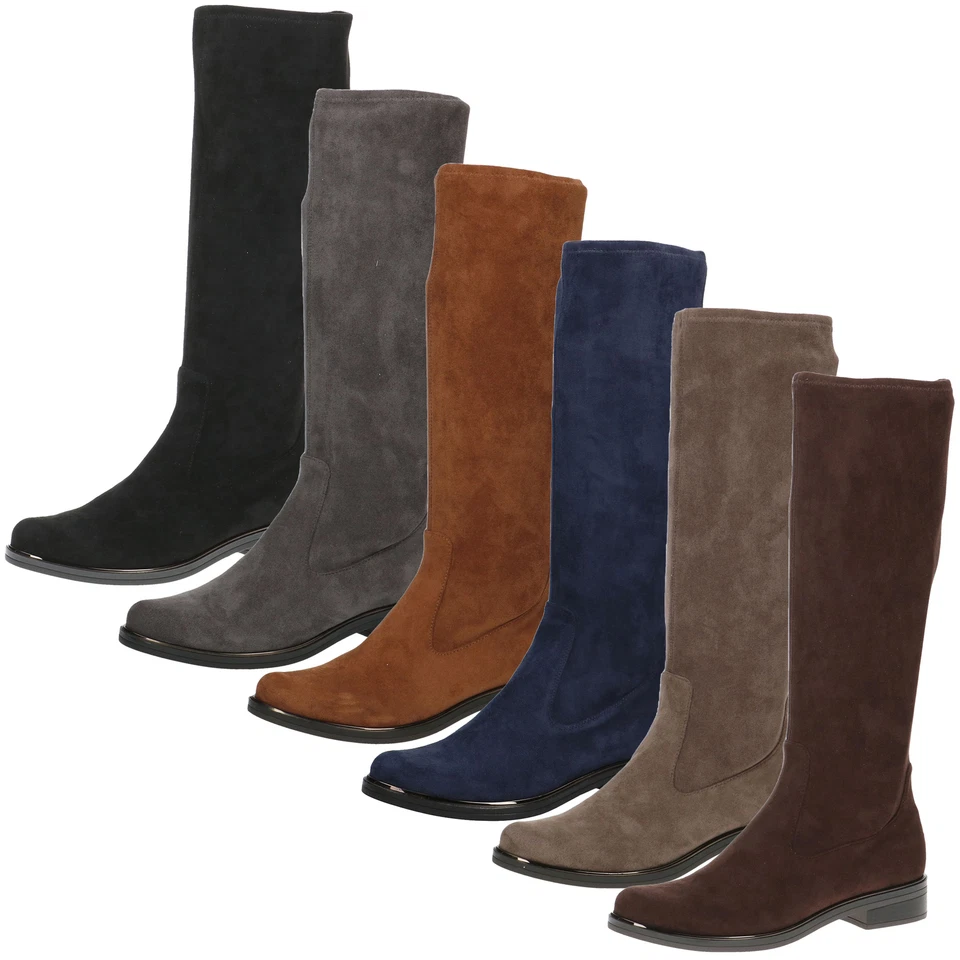 Caprice Damen Stiefel Langschaft Stretch Blockabsatz modisch clean 9-25512-41