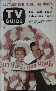 TV Guide July 17, 1953 Lucy and Desi Tackle the Movies! - Picture 1 of 1