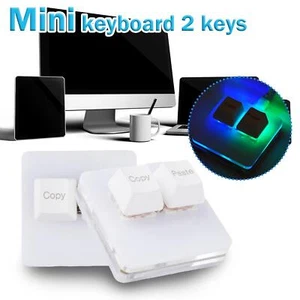 2 Key Gaming Keyboard Programming keypad Mechanical Keyboard Cable HOT SALE F5M3 - Picture 1 of 12