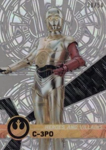 Star Wars High Tek 2017 Heroes & Villains Of The Force Awakens [50] HV-10 C-3PO - Picture 1 of 1