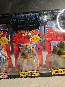 Mattel MASTERS OF THE UNIVERSE 2001 COMMEMERATIVE SERIES II 5 FIGURE NEW IN BOX