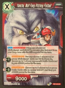 Yamcha, Wolf Fang Pitching Fistball | EB1-02 UC | Rojo | Dragonball Super - Imagen 1 de 3