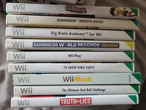 9 x Nintendo Wii Family Party Games Bargain Bundle Job Lot Warioware Carnival - Bild 1 von 1