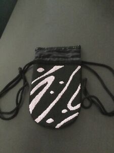 Kai-Yin Lo beaded shoulder pouch bag black and pink