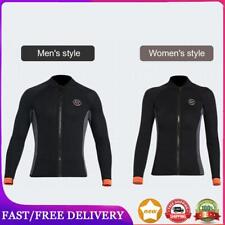 DIVE&SAIL Adult Men Women 3mm Neoprene Wetsuit Jacket Top Scuba Diving Wet Suit 