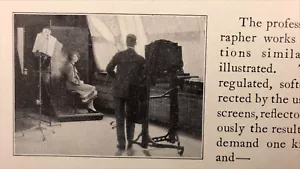 Eastman Kodak Velox Photographic Paper Antique Photo Session 1925 Print Ad - Picture 1 of 7