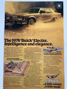 1978 Buick Electra Print Ad Science and Magic - Picture 1 of 2