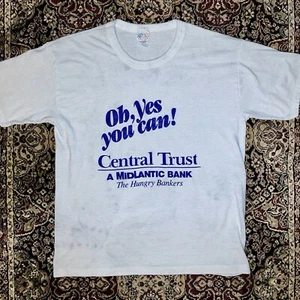 VTG 80s 90s DG Sportswear Made In USA Size L Single Stitch T-Shirt - Picture 1 of 5