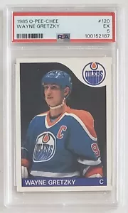 1985-86 OPC O-PEE-CHEE WAYNE GRETZKY #120 PSA 5 EX EDMONTON OILERS GOAT HOF - Imagen 1 de 2