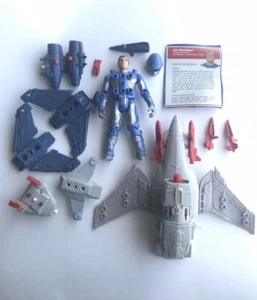 Lotto action figure giocattolo Centurions Ace McCloud 1986 Kenner originali d'epoca - Foto 1 di 5